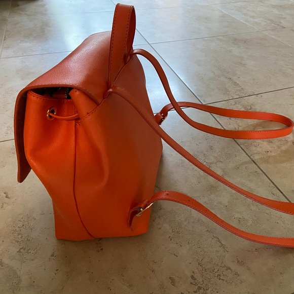 Maison Heritage Paris Mini Leather Backpack - Orange